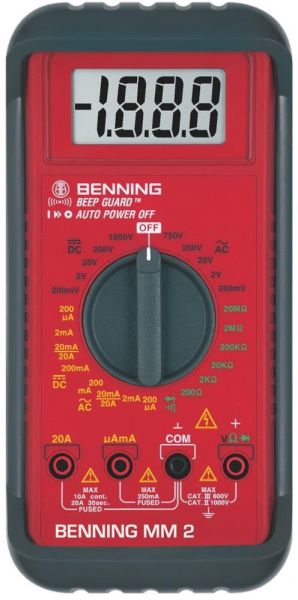 BENNING Digital-Multimeter MM 2 - bei HUG Technik ✭ BENNING Digital-Multimeter MM 2 - bei HUG Technik ✭