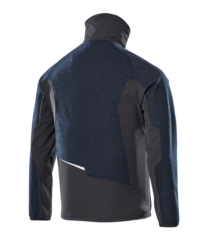 MASCOT® ADVANCED Strickjacke mit Reißverschluss  Gr. 2XL, schwarzblau/schwarz - erhältlich bei ✭ HUG Technik ✓