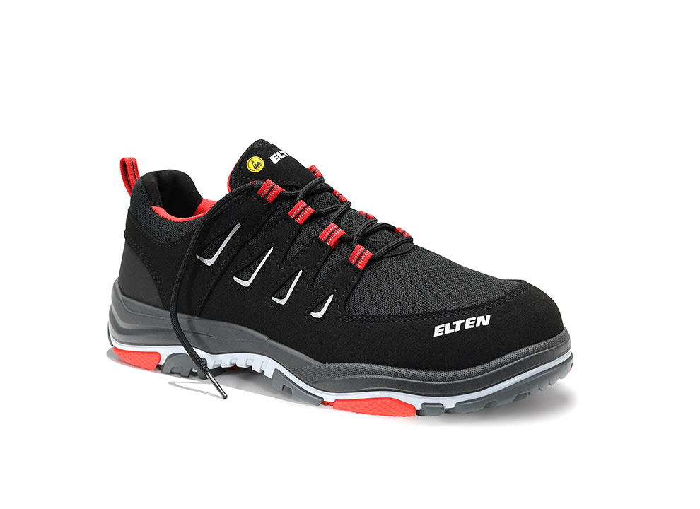 ELTEN® Sicherheitshalbschuh WILLIAM red Low ESD S1P - gibt’s bei ☆ HUG Technik ✓