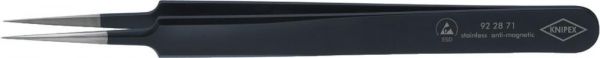 KNIPEX® Pinzette ESD Nadelform 110 mm schwarz - gibt’s bei ☆ HUG Technik ✓