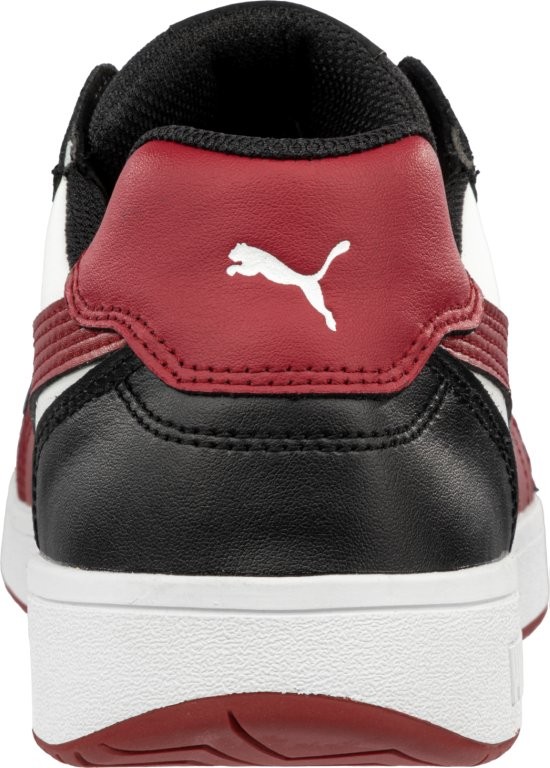 Albatros FRONTCOURT BLK/WHT/RED Sicherheitshalbschuh hinten.