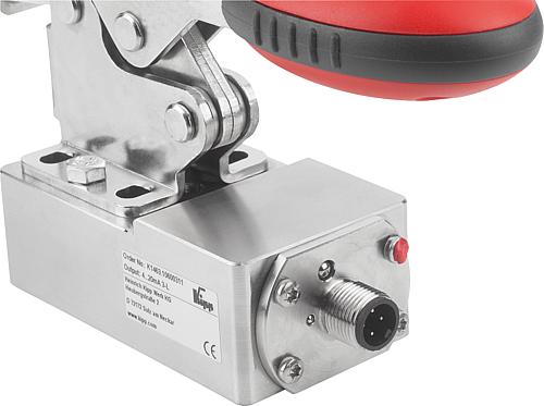 Schnellspanner mit Kraftsensor, Horizontal M06, F4=1200, C1=Max.16,4, 4-20Ma, Edelstahl, Komp: Edelstahl - K1463.10600311 - erhältlich bei ♡ HUG Technik ✓