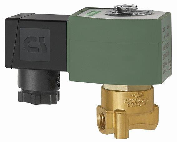 2/2-Wege-Magnetventil Messing, NO, direktgesteuert, 230 V, G 1/4, PN 0 - 9 bar, FKM - bei HUG Technik ♡