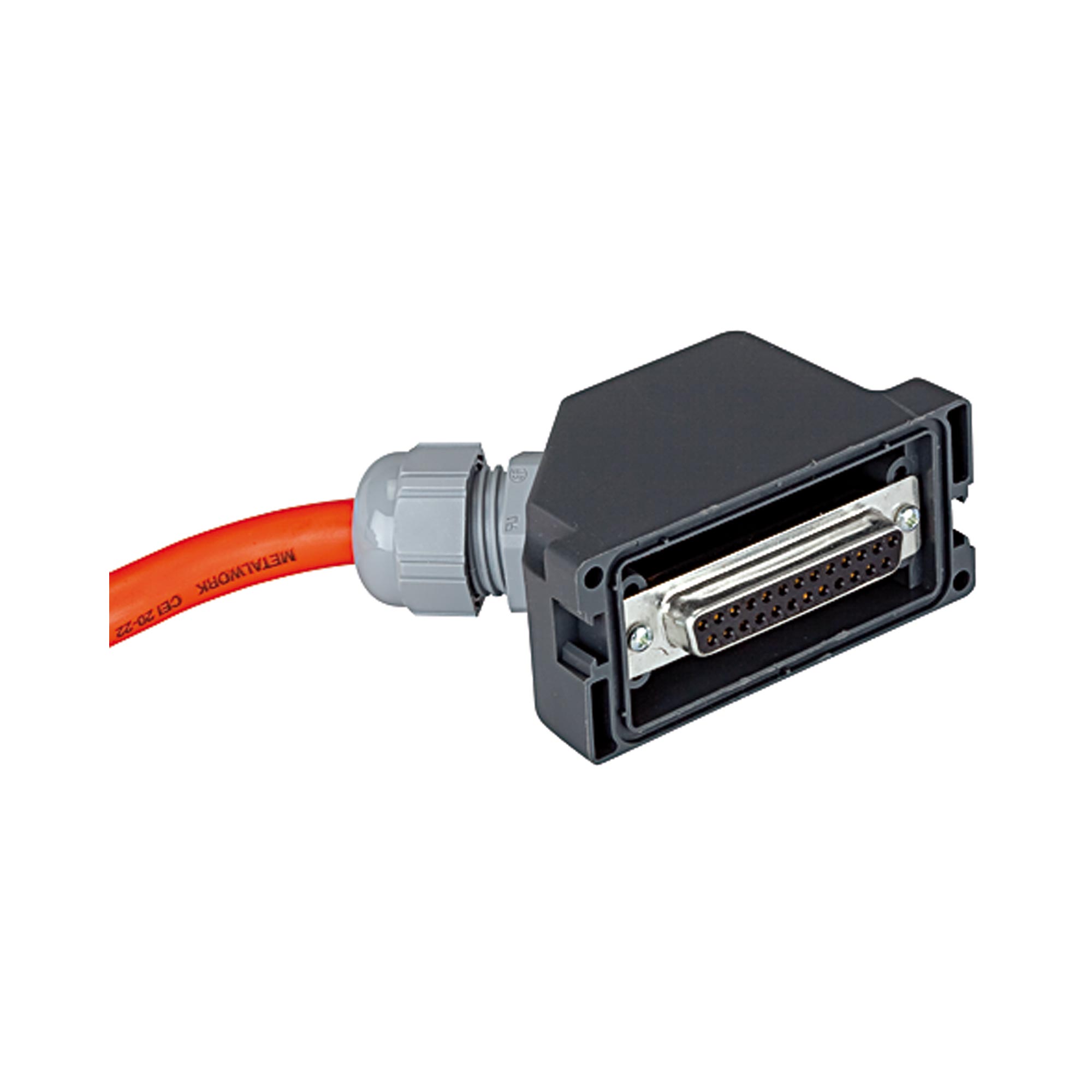 El. Anschl. Multipol 25-polig, IP 65, Steckdose IP 67, 1 m Kabel 🖤 bei HUG Technik ✓