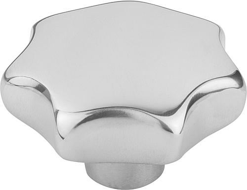 Sterngriff poliert M08 D1=40, Form: E Aluminium - K0149.540082 - gibt’s bei ☆ HUG Technik ✓