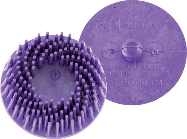 3M™ Bristle Disc ROLOC 76,2 mm K 80 gelb - gibt’s bei HUG Technik ✓