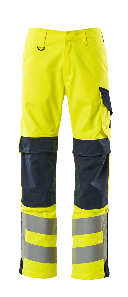 MASCOT® MULTISAFE Hose mit Knietaschen »Arbon« Gr. 76/C46, hi-vis gelb/schwarzblau - jetzt NEU  bei ✭ HUG Technik ✓