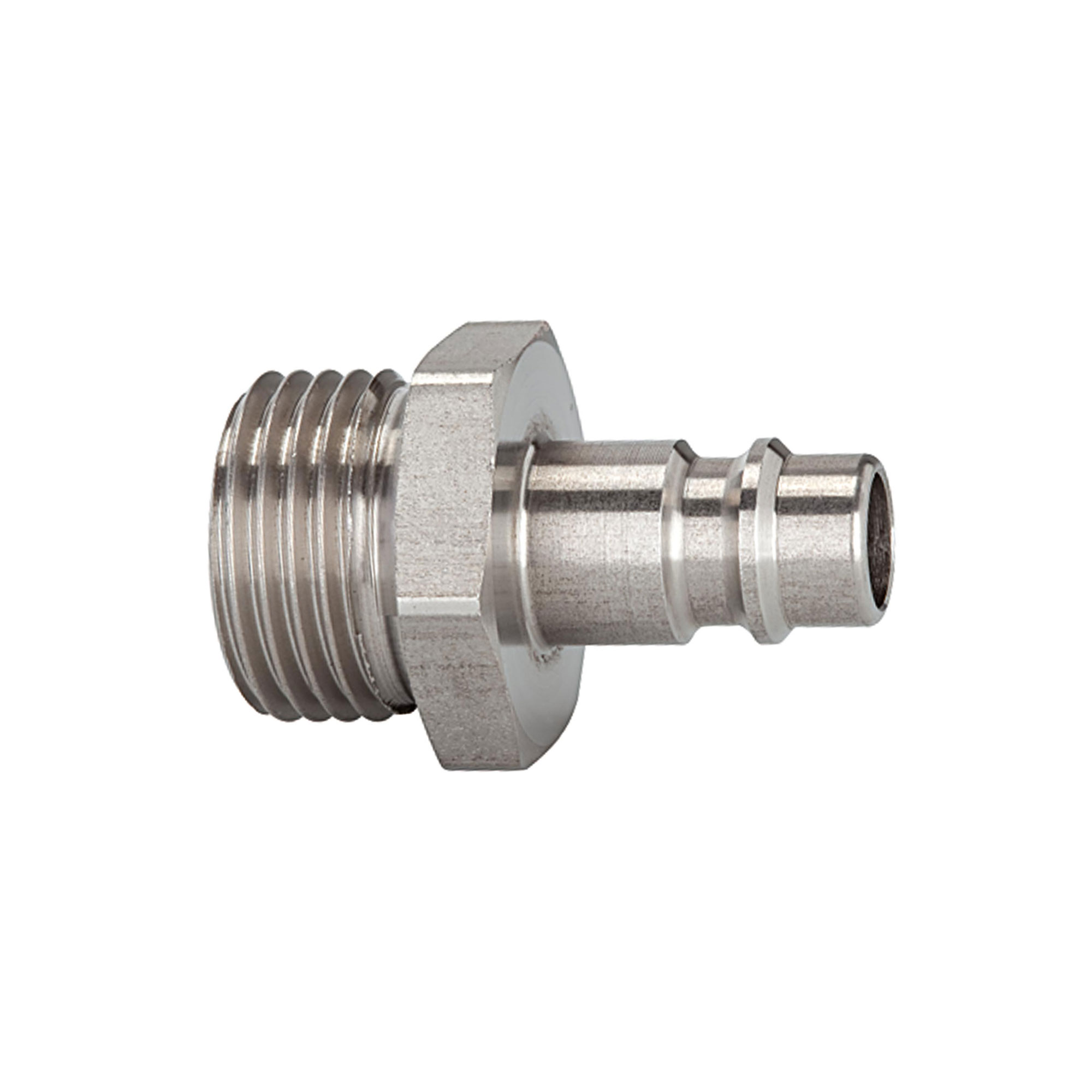 Nippel für Kupplungen NW 7,2-7,8, Edelstahl 1.4305, G 3/8 AG, max. 35 - direkt von HUG Technik ✓