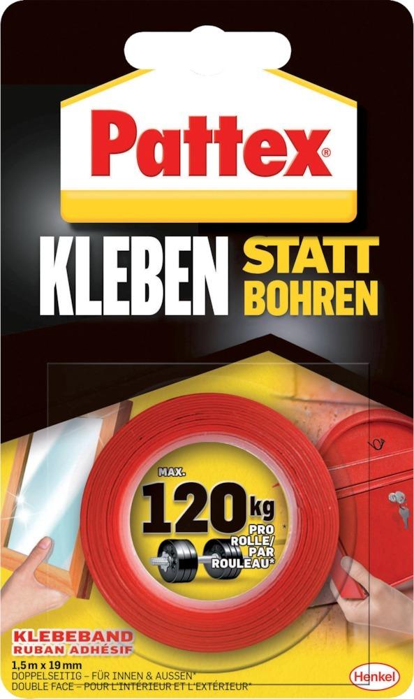Pattex® Kleben statt Bohren Klebeband 1,5m - bei HUG Technik ✓ Pattex® Kleben statt Bohren Klebeband 1,5m - bei HUG Technik ✓
