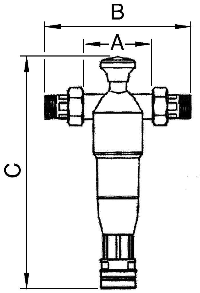 Rückspülfilter für Trinkwasser, DVGW-geprüft, R 1 - gibt’s bei HUG Technik ✓