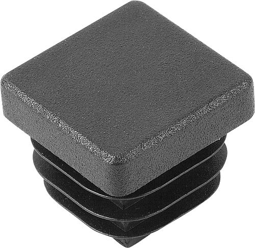 Verschlussstopfen für Vierkantrohre D=20 Thermoplast - K0494.420100 - erhältlich bei ♡ HUG Technik ✓