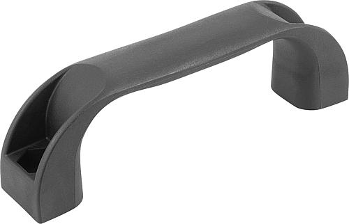 Bügelgriff antistatisch Thermoplast, schwarz RAL9011, A=117 ±0,5, D=9 - K0190.111170824