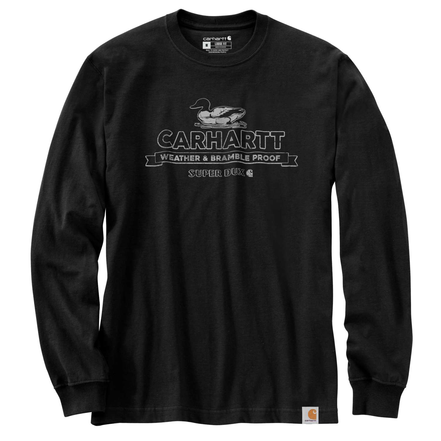 carhartt® Herren T-Shirt SUPER DUX GRAPHIC L/S T-SHIRT, black - bekommst Du bei HUG Technik ♡