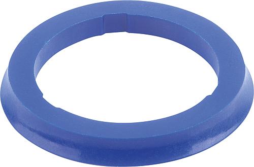 Dichtring Hygienic Design, D=13, G=M08, POM GF30 blau RAL5002 - K1649.108 - bekommst Du bei HUG Technik ♡