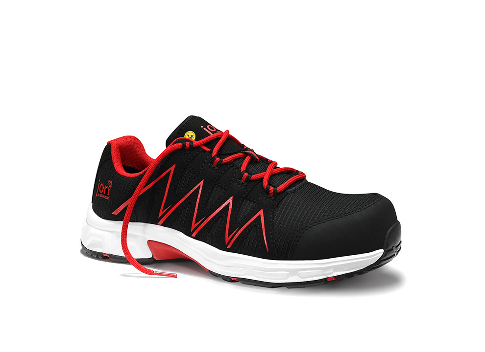 JORI Sicherheitshalbschuh, SPEEDY black-red Low ESD S3, 12151 - gibt’s bei HUG Technik ✓