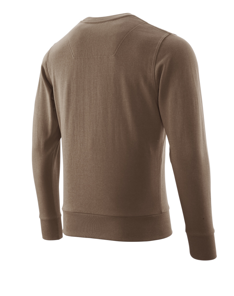 MASCOT® CROSSOVER Sweatshirt  Gr. 2XL/ONE, dunkel sandbeige - erhältlich bei ♡ HUG Technik ✓