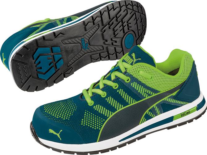 Puma® Sicherheitshalbschuh Elevate Knit GREEN LOW, S1P ESD HRO SRC - bei HUG Technik ✭