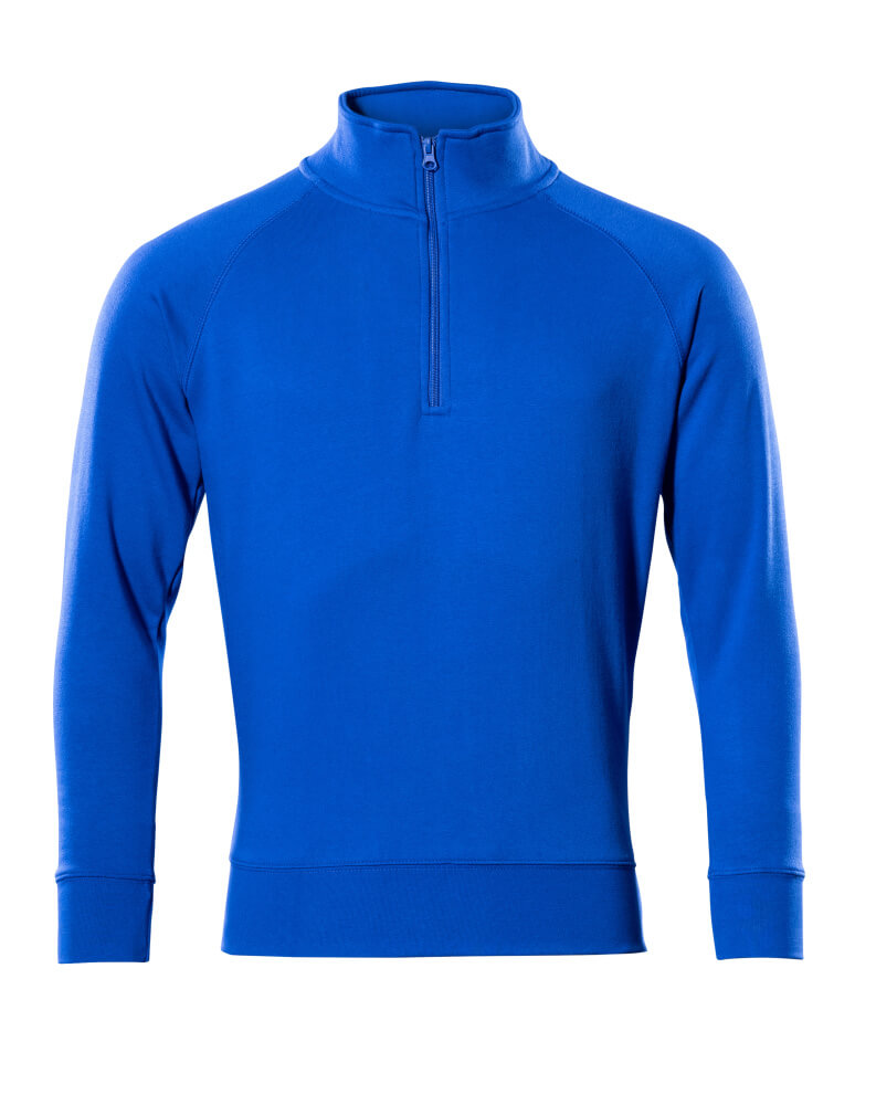 MASCOT® CROSSOVER Sweatshirt mit kurzem Reißverschluss »Nantes« Gr. 2XL, kornblau - direkt von HUG Technik ✓