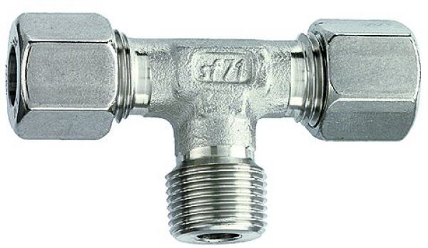 T-Einschraubverschraubung, R 1/4 a., Rohr-Außen-Ø 10, Edelstahl 1.4571 - bekommst Du bei HUG Technik ♡