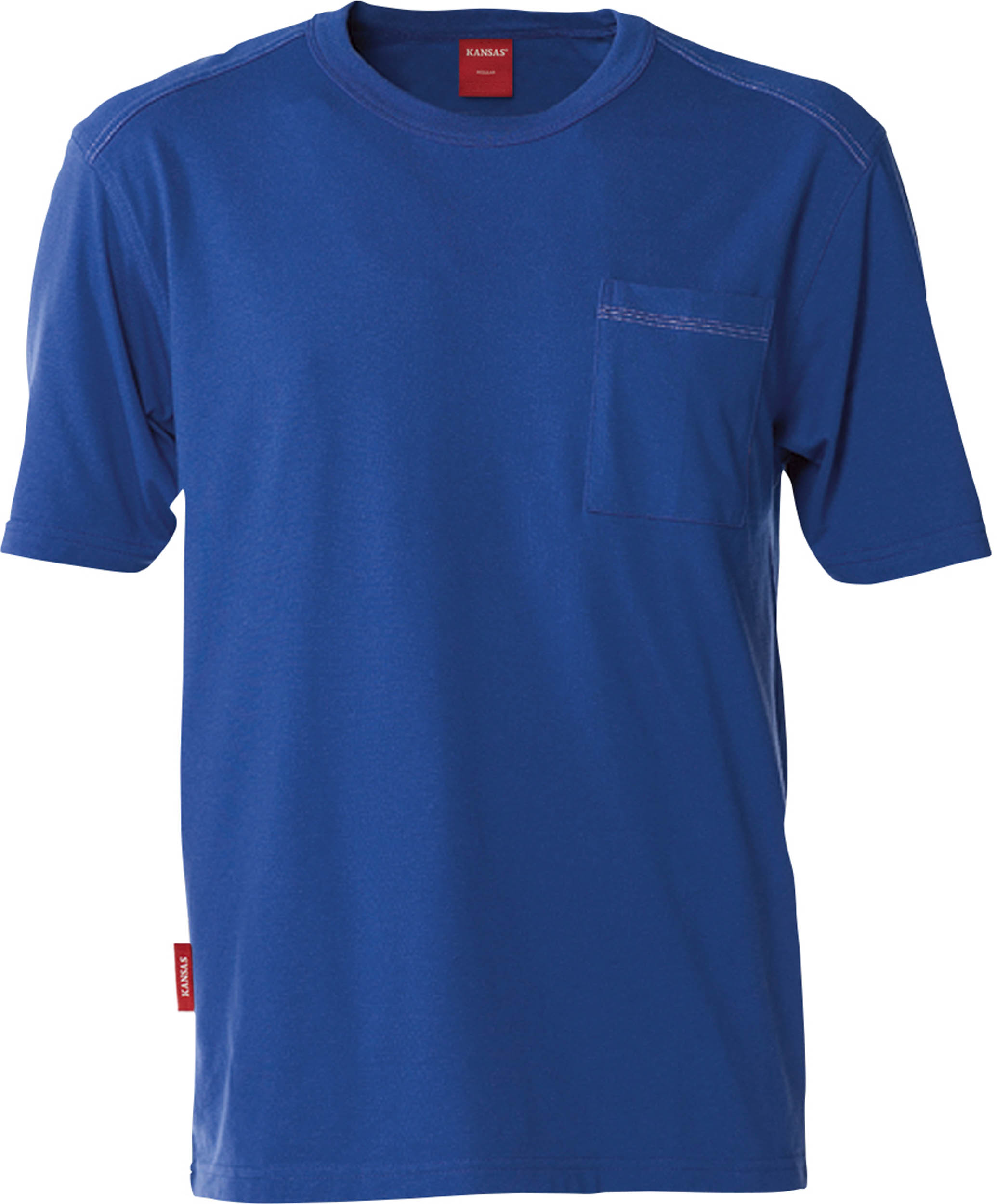 KANSAS®-T-Shirt, Gr. S Königsblau 530, Typ 7391 TM - erhältlich bei ✌ HUG Technik ✓