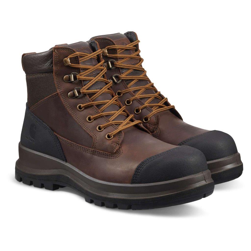 carhartt® Herren-Sicherheitsstiefel DETROIT 6" S3 WORK BOOT dark brown Ansicht 3  🖤 bei HUG Technik ✓
