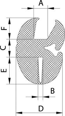 Gummi Klemmprofil EPDM - bei HUG Technik ☆