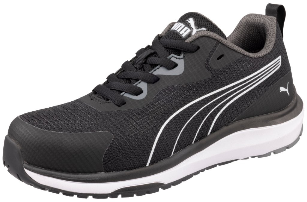 Albatros CELERITY KNIT BLK/WHITE Sicherheitshalbschuh vorne 1