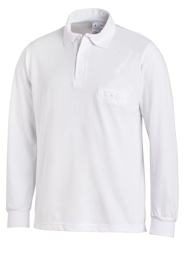 LEIBER Langarm-Polo - 08/841 - direkt von HUG Technik ✓