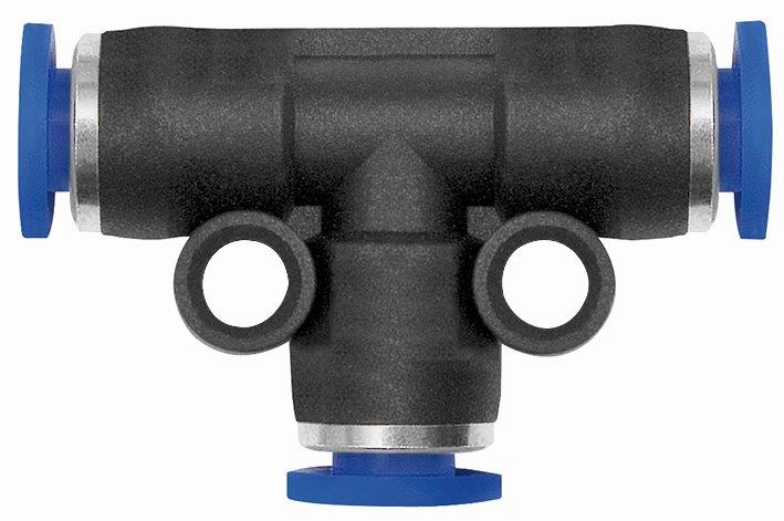 T-Steckverbindung »Blaue Serie« mini, Schlauch-Außen-Ø 3 - bekommst Du bei ★ HUG Technik ✓