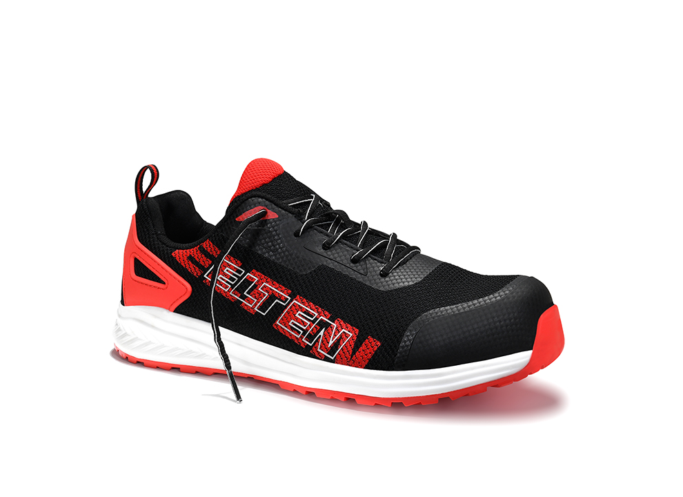 ELTEN® Sicherheitshalbschuh BATIS black-red Low ESD S1P, 720811 - bei HUG Technik ☆