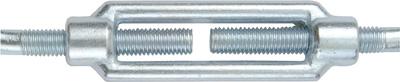 E-NORMpro Spannschloss mit Anschweißenden M10 DIN 1480 3.6, gegossen, galvanisch verzinkt - bei HUG Technik ✭