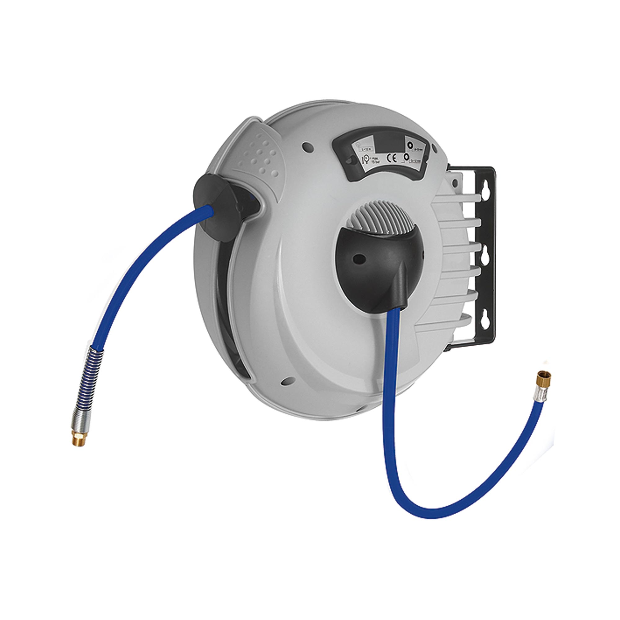Schlauchaufroller, PU-Schlauch ø 12x8, G 1/4, Schlauchlänge 12 m - bei HUG Technik ✓