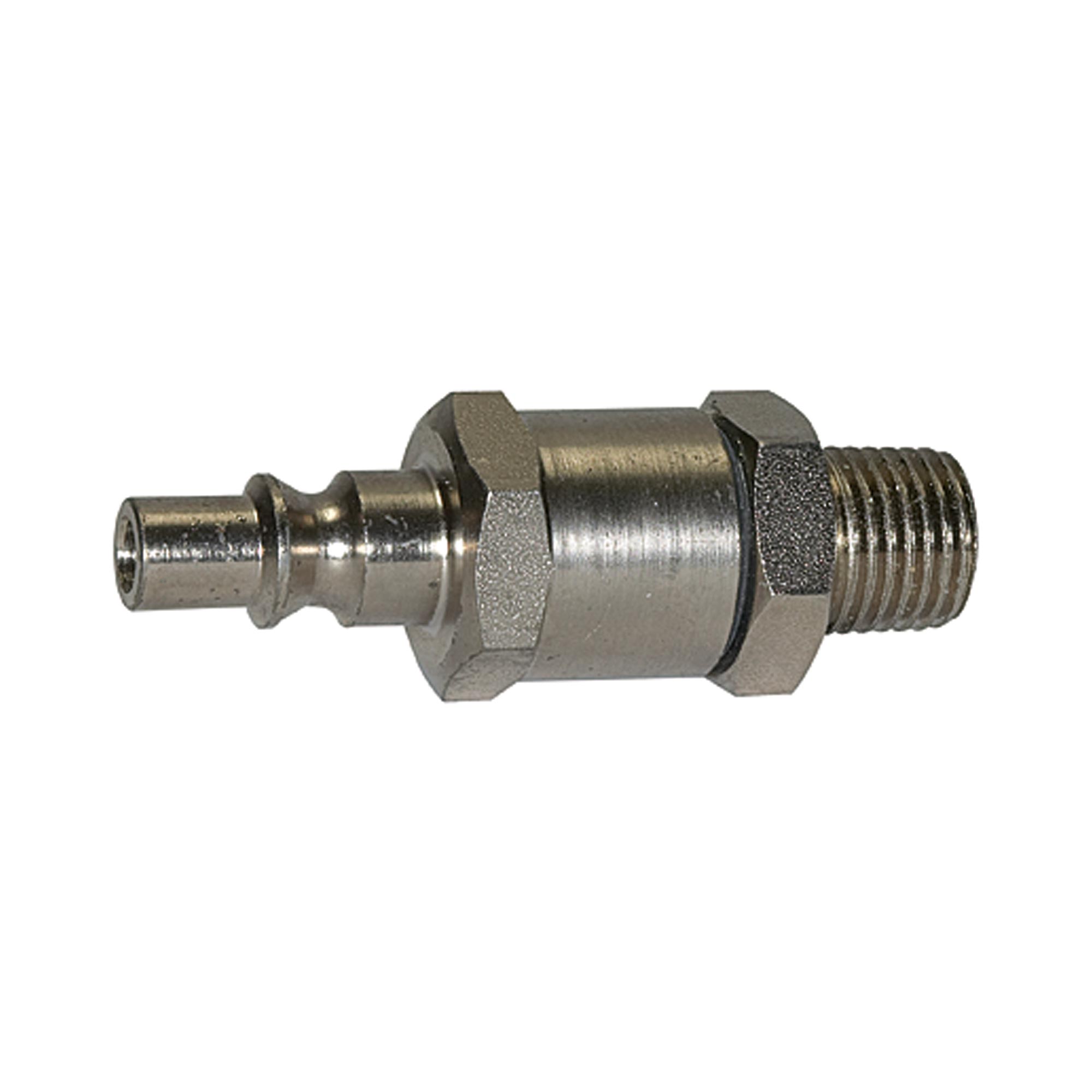 Inline-Filter »filter plug«, R 1/4, Stahl vernickelt Sinterbr. 40 µm - bei HUG Technik ☆