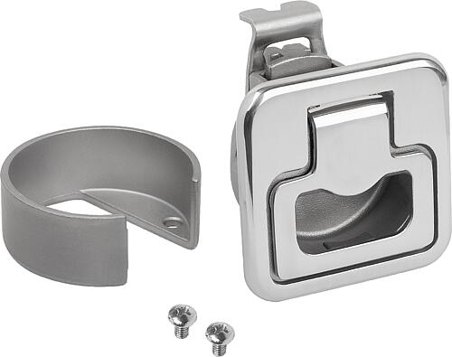 Schnappverschluss m.Bowdenzuganbind.u.Griff klappbar, Form:B nicht abschließbar, S=2-12 - K1851.1002356044