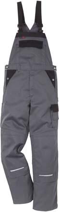 KANSAS®-Icon Two Latzhose, Gr. C44 Grau/Schwarz 896, Typ 1009 LUXE - bei HUG Technik ✓ ✌