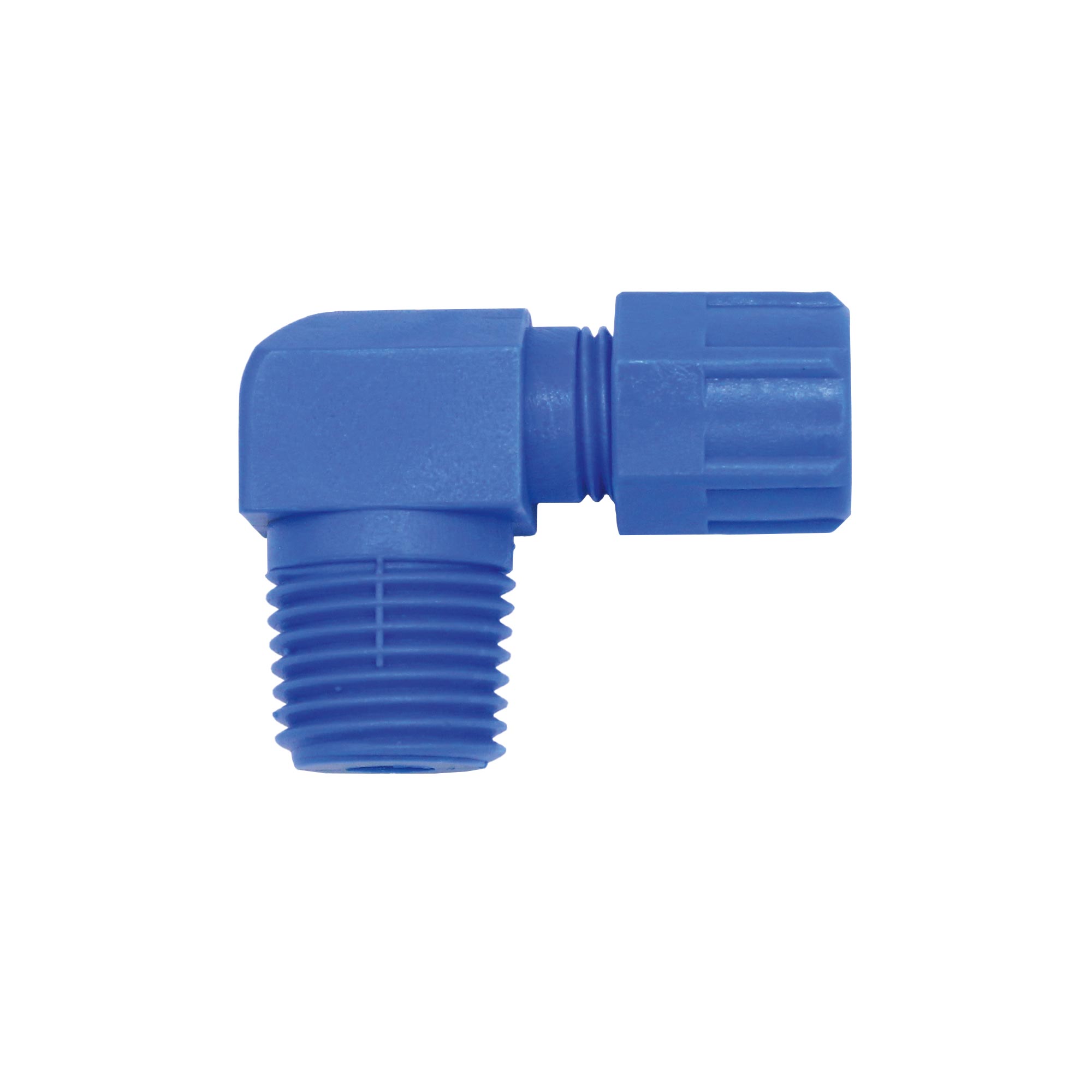 Winkel-Verschraubung, starr, R 1/4 a., für Schlauch 12/9 mm, POM - erhältlich bei ✭ HUG Technik ✓