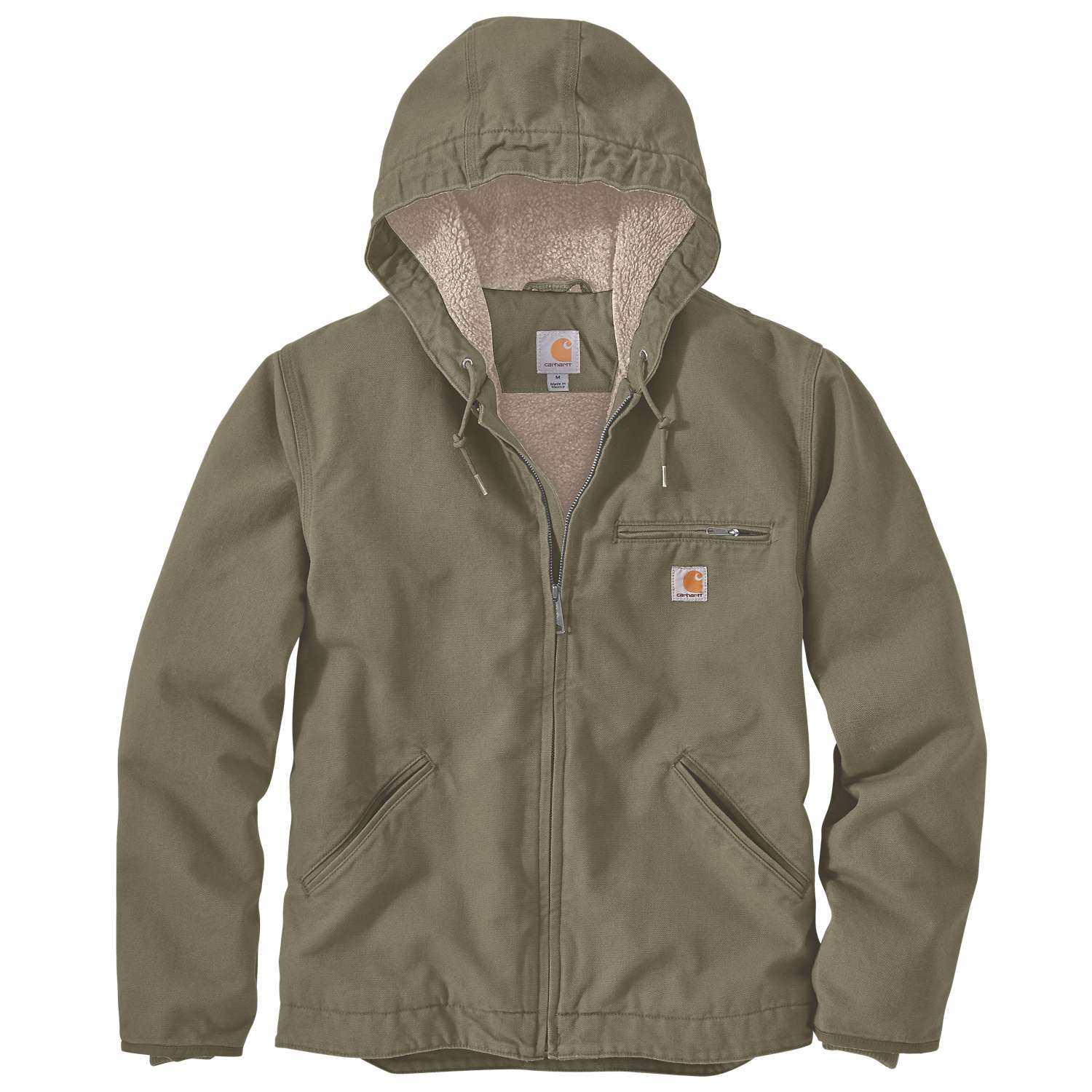 carhartt® Jacke »Washed Duck Sierra Jacket« in burnt olive.