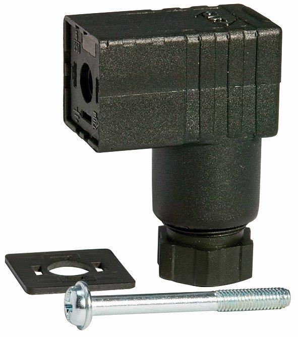 Gerätestecker für Mini-Magnetventile 15 mm, PG 9 Form C - bei HUG Technik ✭