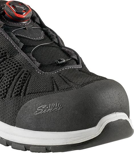 JALAS® Sicherheitshalbschuh 7108 Zenit Evo, S1P, SRC, schwarz-rot-weiss - bei HUG Technik ☆