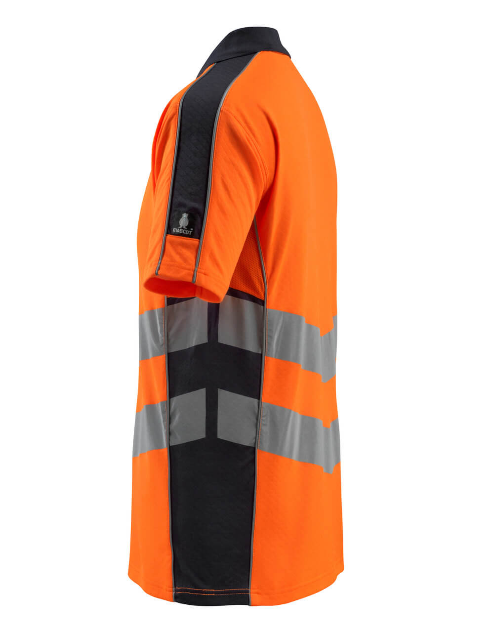 MASCOT® SAFE SUPREME Polo-Shirt »Murton« Gr. 2XL, hi-vis orange/schwarzblau - bei HUG Technik ✭