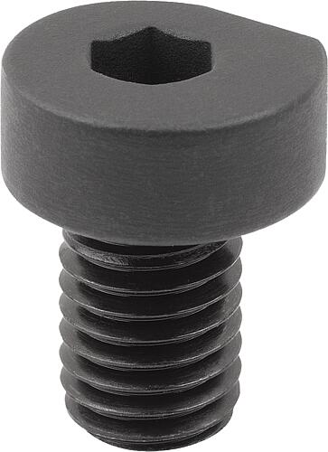 Spannexzenter, Form:A ohne Spannblech, M08, F=4,7, Vergütungsstahl brüniert - K2048.080