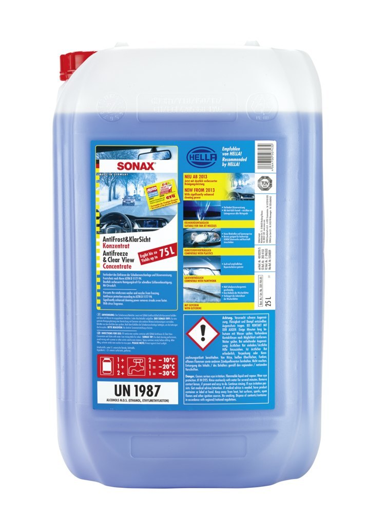 SONAX® Antifrost und Klarsicht-Konzentrat 25L - bei HUG Technik ✭ SONAX® Antifrost und Klarsicht-Konzentrat 25L - bei HUG Technik ✭