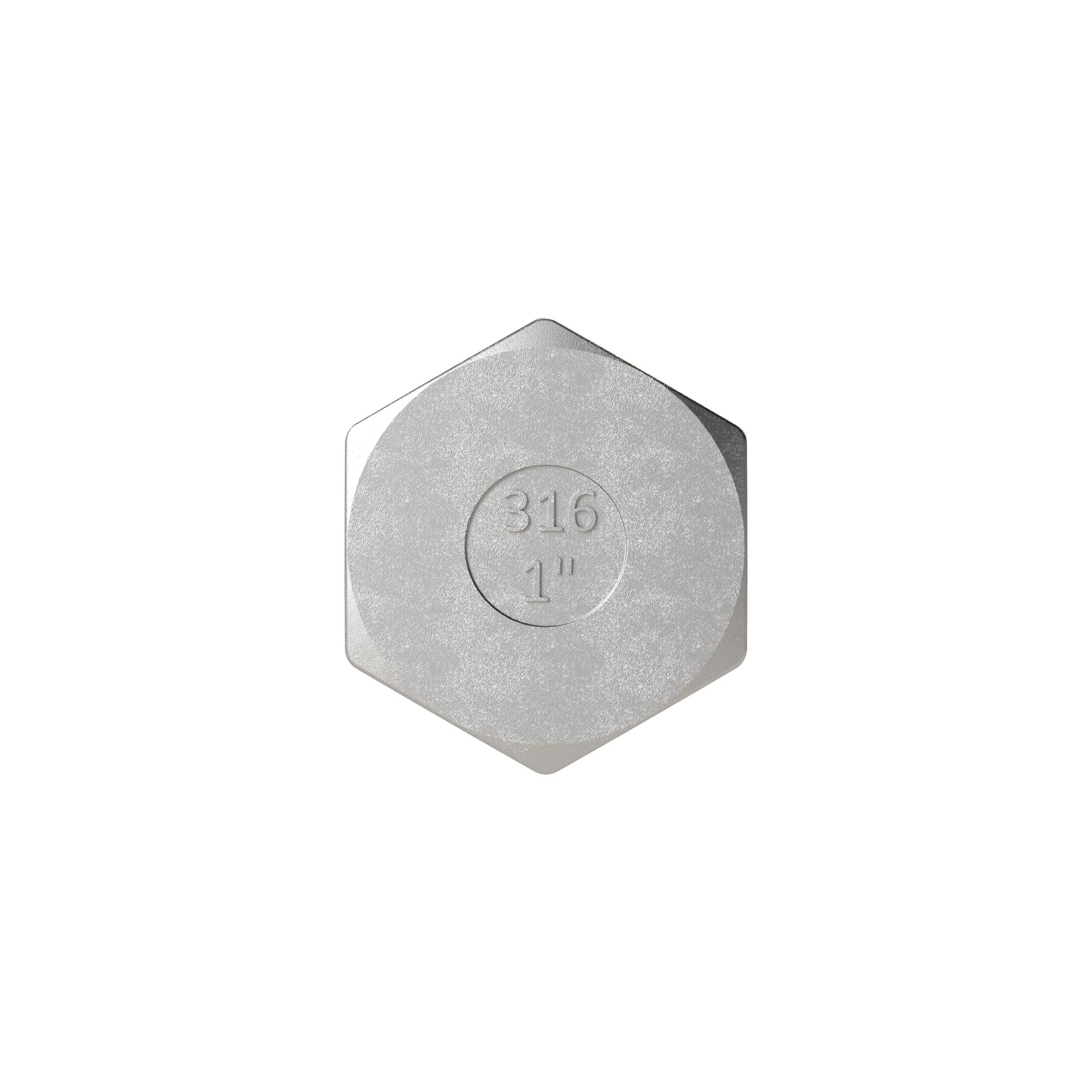 Verschlussstopfen, Sechskant, R 2, AG, SW 62, Edelstahl 1.4408 - bei HUG Technik ♡ Verschlussstopfen, Sechskant, R 2, AG, SW 62, Edelstahl 1.4408 - bei HUG Technik ♡