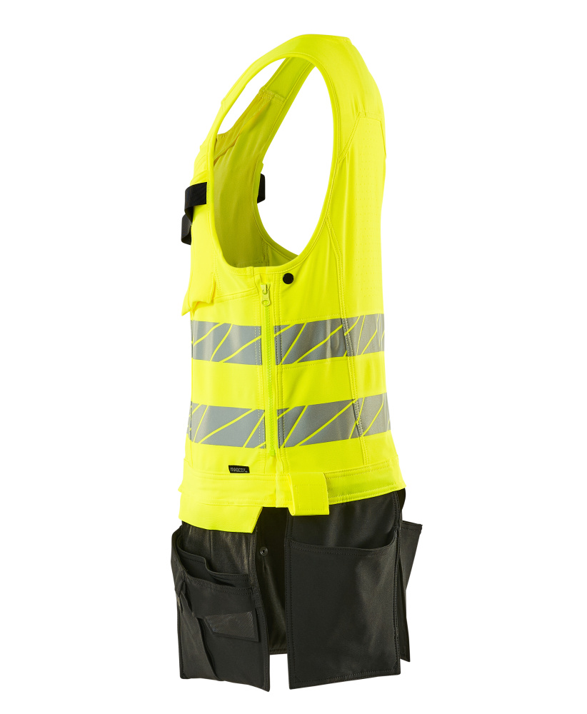 MASCOT® ACCELERATE SAFE Werkzeugweste  Gr. S, hi-vis gelb/schwarz - gibt’s bei HUG Technik ✓