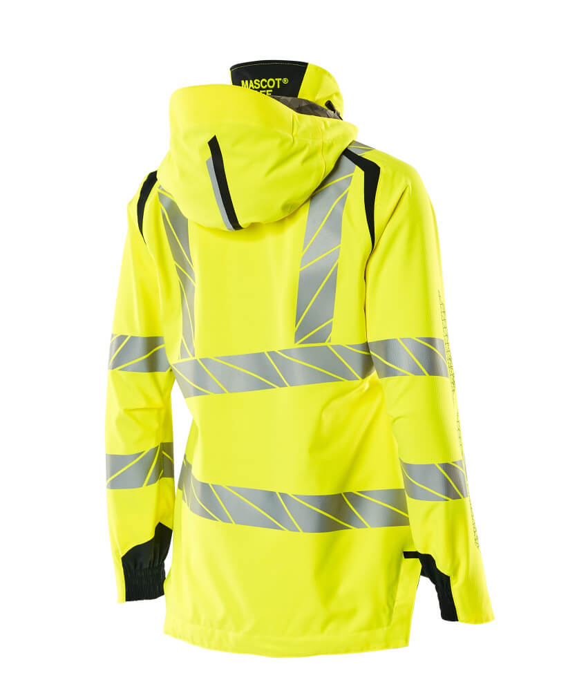 MASCOT® ACCELERATE SAFE Hard Shell Jacke  Gr. 2XL, hi-vis gelb/schwarzblau - bei HUG Technik ♡