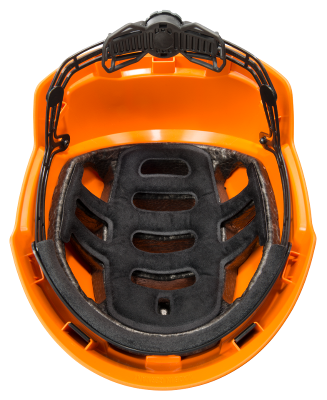 Schutzhelm INCEPTOR GRX REF, orange Detailansicht Helminneres.