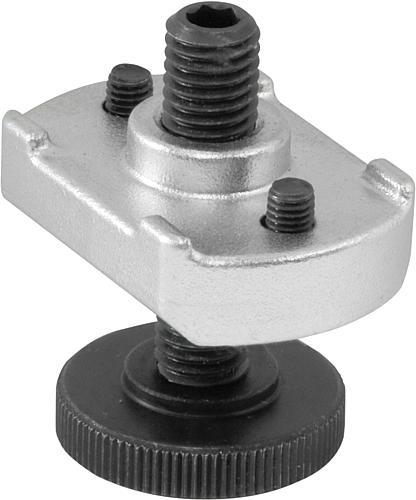Stützverlängerung für Spanneisen, D=13, H1=39, D1=M10 Vergütungsstahl, verzinkt, Komp:Vergütungsstahl - K1204.1039