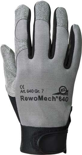 KCL Handschuh RewoMech® 640, grau-schwarz - bekommst Du bei ★ HUG Technik ✓