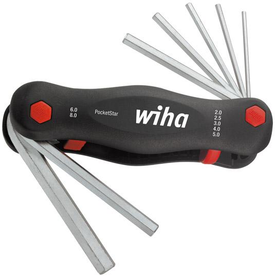 Wiha® Winkelschraubendreher 351 PG7 im Klapphalter PocketStar, 7-teilig 2-8mm - bei HUG Technik ☆