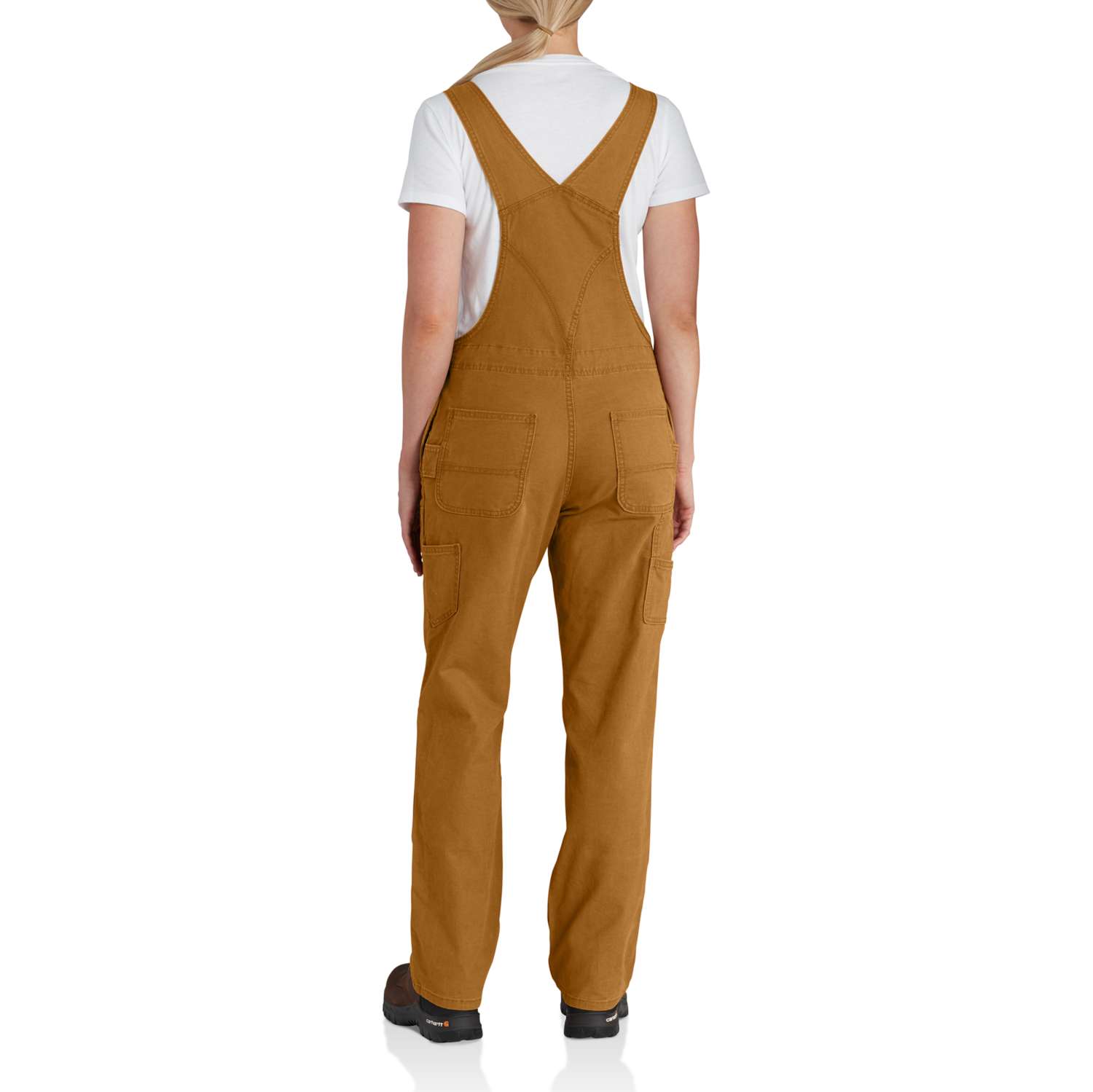 carhartt® Damen-Latzhose CRAWFORD BIB Latzhose carhartt® brown Ansicht 4  - bekommst Du bei HUG Technik ♡